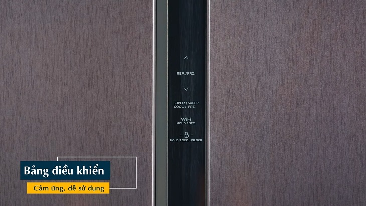Bảng điều khiển cảm ứng dễ sử dụng