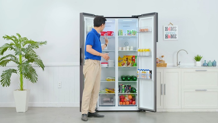 Dễ dàng sắp xếp thực phẩm ở tầng cao nhất
