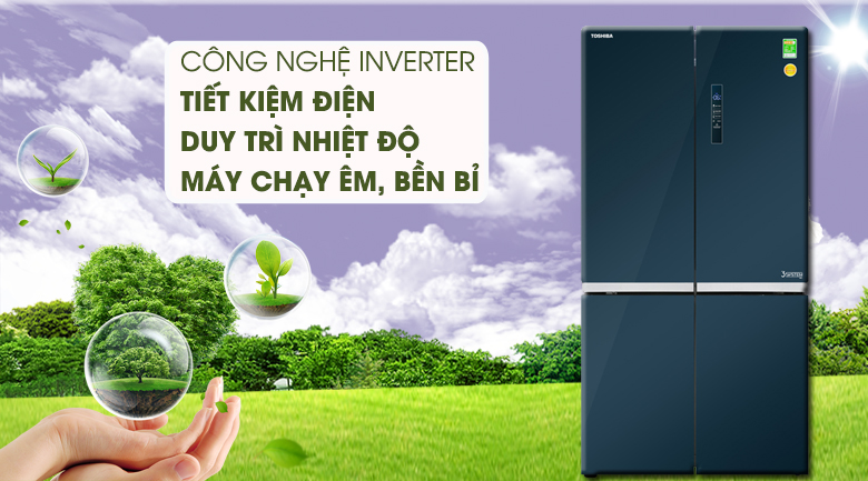 Công nghệ Inverter trên tủ lạnh Toshiba