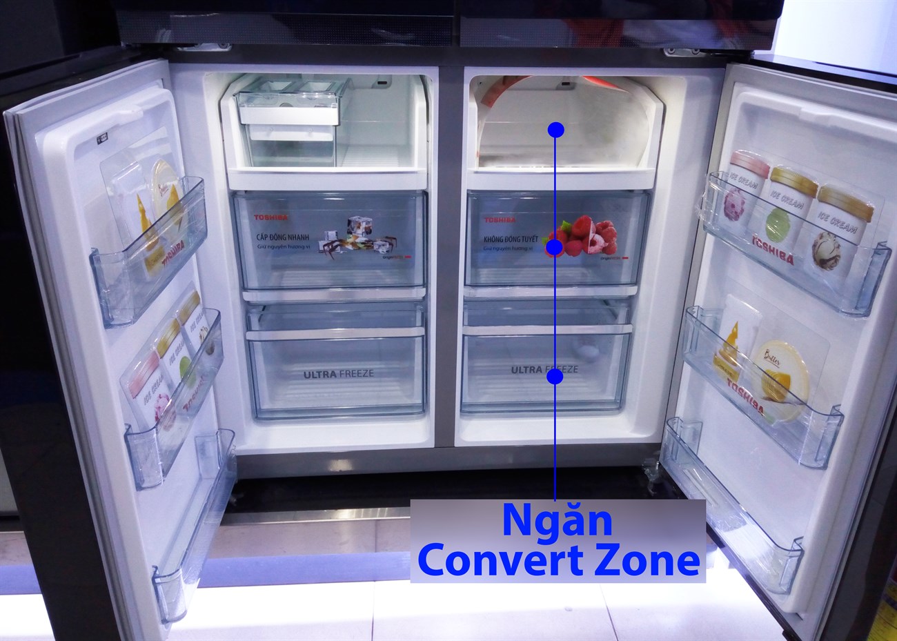 Thiết kế bên trong - Ngăn Convert Zone