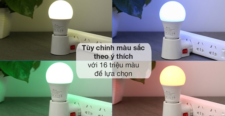 Tùy chỉnh ánh sáng với 16 triệu màu sắc khác nhau