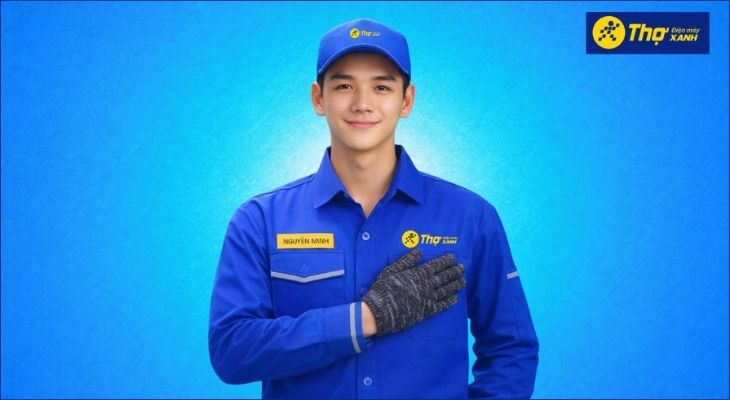 Dịch vụ tại Thợ Điện máy XANH đảm bảo luôn làm khách hàng vui vẻ hài lòng