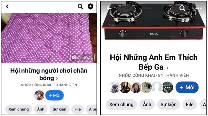 hội chơi chăn bông bếp ga