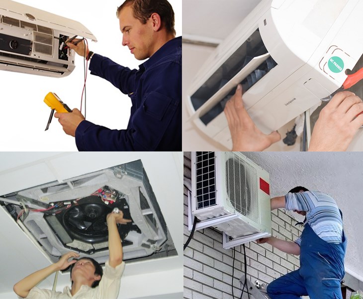 Điện cho cục nóng tầm 5 - 7 phút thì điều hoà chập điện nhảy Aptomat