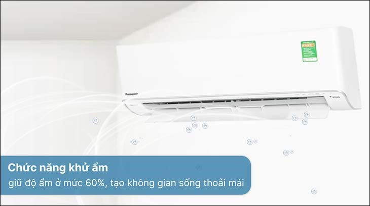 Giữ độ ẩm ở mức dưới 60% với chức năng khử ẩm