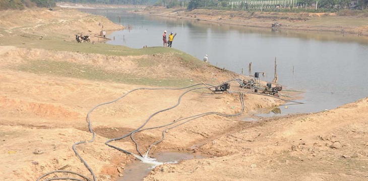 Mực nước trên các sông ở Trung Bộ, Tây Nguyên xuống dần và ở mức thấp