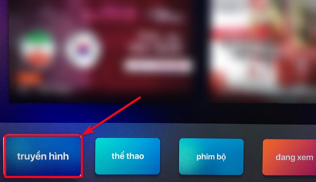 FPT có đa dạng nhóm kênh truyền hình trong mục Truyền hình