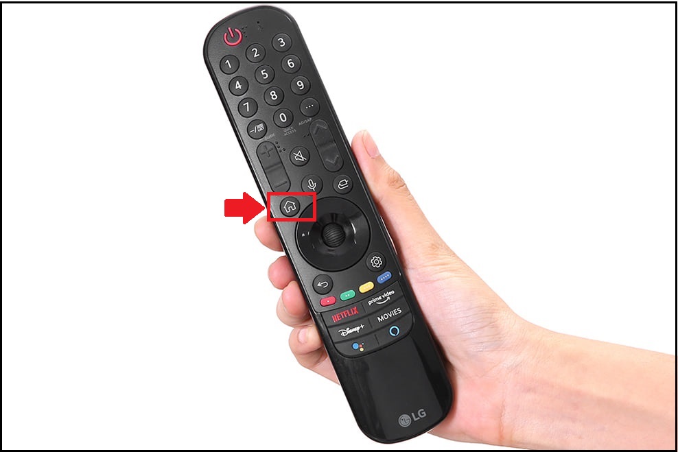 Nút Home trên Magic Remote