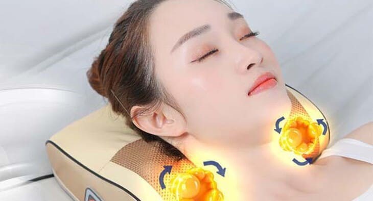 Cơ chế massage của gối giúp kích thích quá trình tuần hoàn máu trong cơ thể