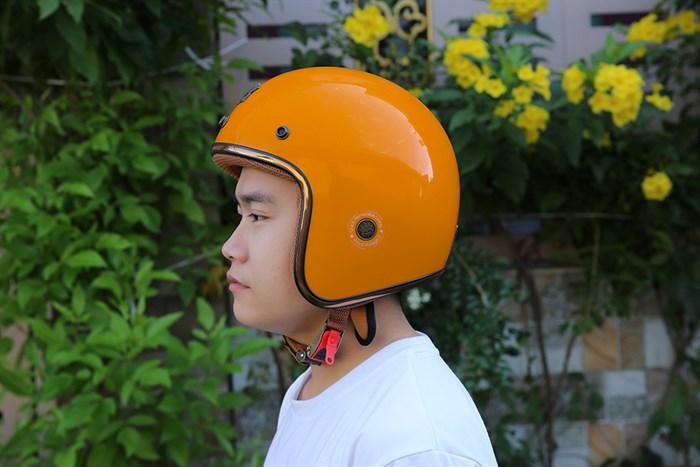 Mũ 3/4 size L Royal M20C vàng