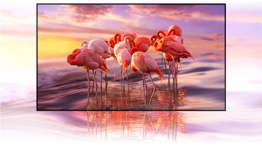 Smart Tivi QLED 4K 65 inch Samsung QA65Q60C có độ phân giải 4K (Ultra HD) sắc nét với mật độ điểm ảnh cao, tái hiện các thước phim sống động, chi tiết
