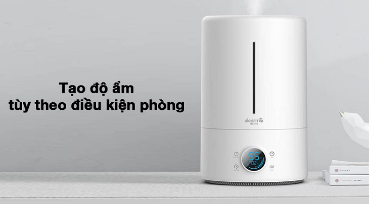 Máy tạo độ ẩm Deerma DEM-F628S tạo độ ẩm tùy theo điều kiện nhiệt độ của phòng