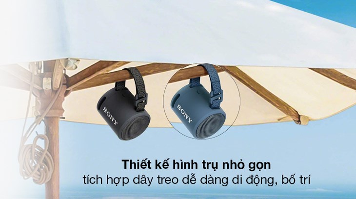 Loa Bluetooth Sony SRS-XB13 có kích thước nhỏ gọn, thuận tiện cho người nhận mang theo đến bất cứ nơi đâu để thư giãn