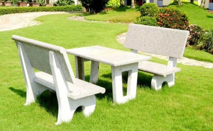 Bộ bàn ghế đá - Món quà tặng tri ân ý nghĩa cho ngôi trường thân yêu