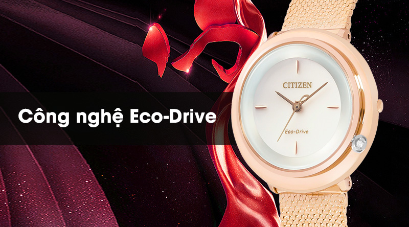 Đồng hồ Nữ Citizen EM0643-84X - Eco-Drive