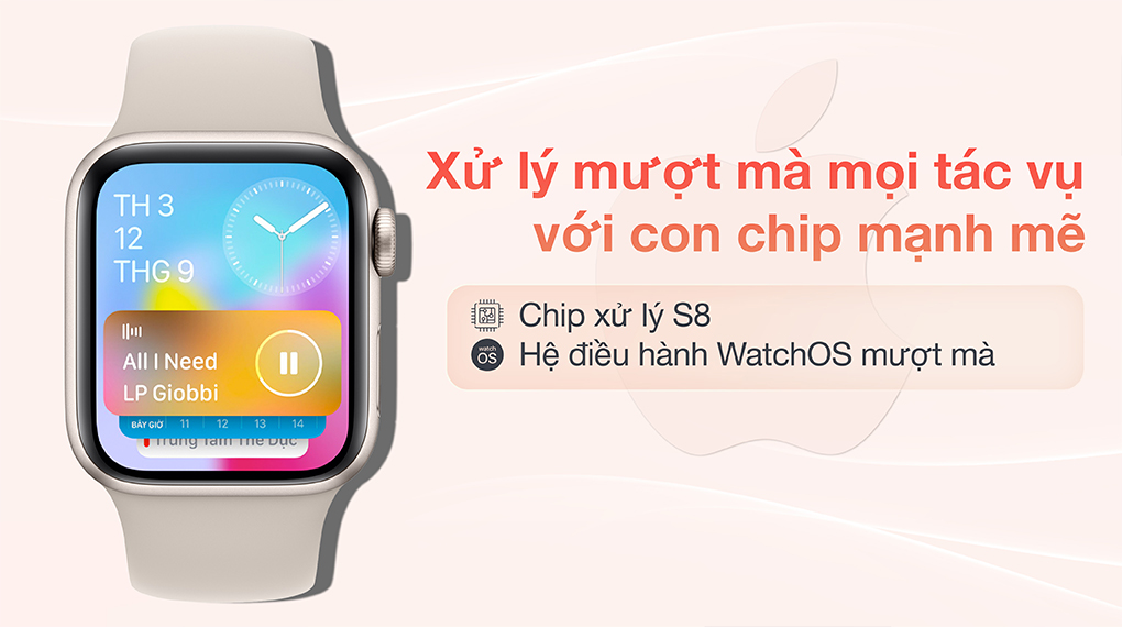 Đồng hồ thông minh Apple Watch SE 2 GPS 40mm viền nhôm dây thể thao