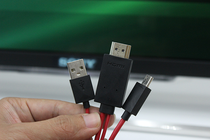 Một số dòng điện thoại và tivi không có cổng kết nối tương thích với HDMI (MHL)