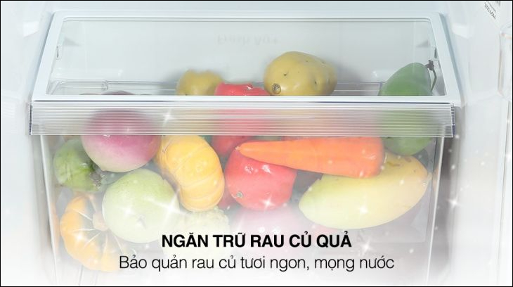 Tủ lạnh Casper Inverter 200 lít RT-215VS giúp thực phẩm không bị đóng tuyết