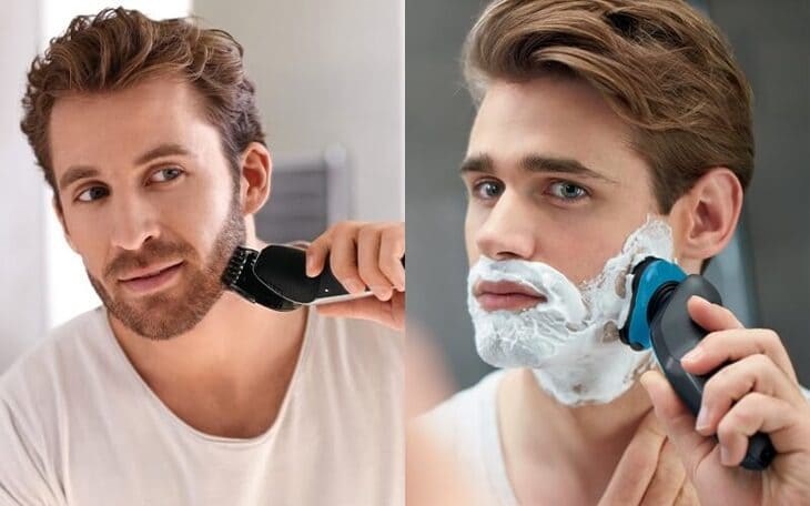 Tuỳ vào thói quen cạo của bạn mà bạn có thể lựa chọn máy có khả năng cạo ướt hoặc khô
