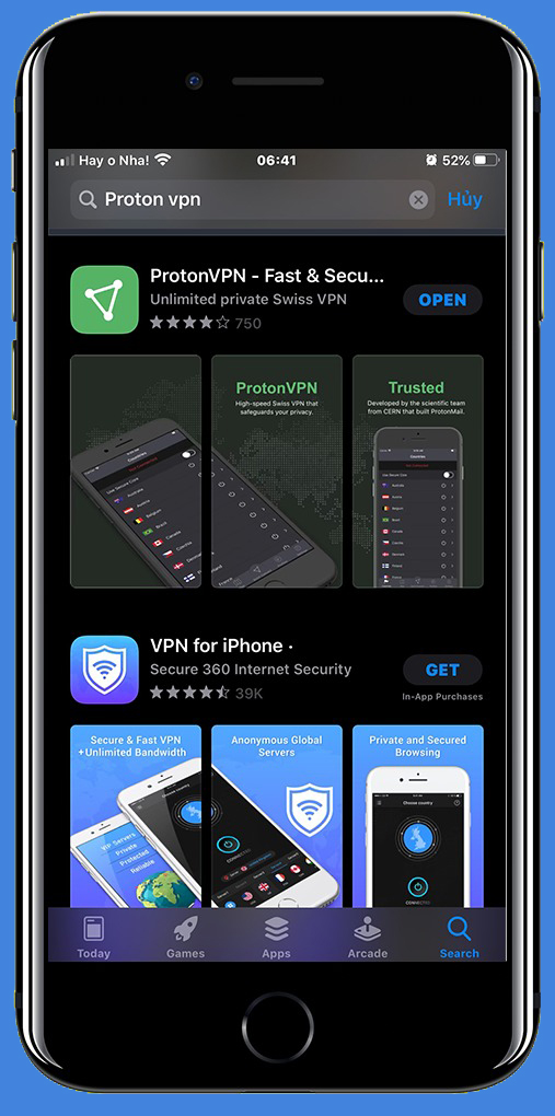 Tải ứng dụng Proton VPN