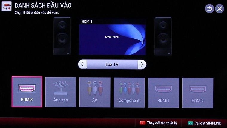 Thưởng thức nội dung từ đầu đĩa DVD
