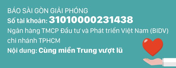 Ủng hộ qua Báo Sài Gòn Giải Phóng