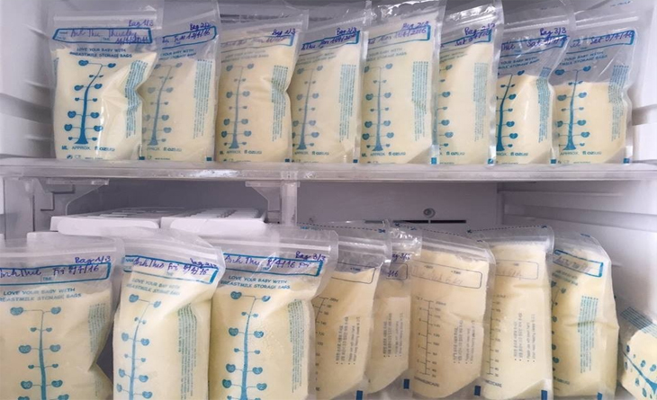 Bảo quản sữa bằng tủ đá, tủ đông