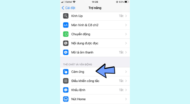 Nhấn Cảm ứng