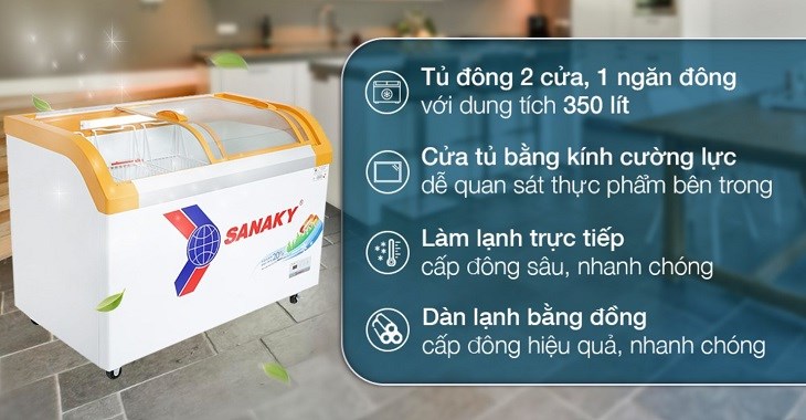 Tham khảo kỹ các thông số kỹ thuật của Tủ đông Sanaky 305 lít VH-4099A1 để sử dụng thiết bị hiệu quả