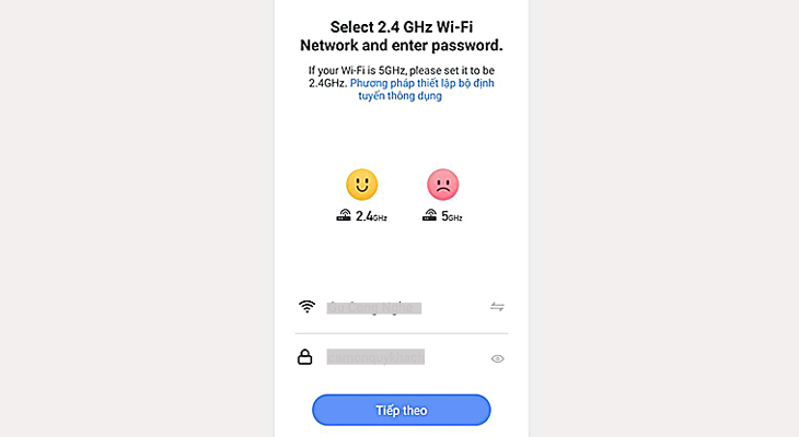 Kết nối wifi và đăng nhập mật khẩu
