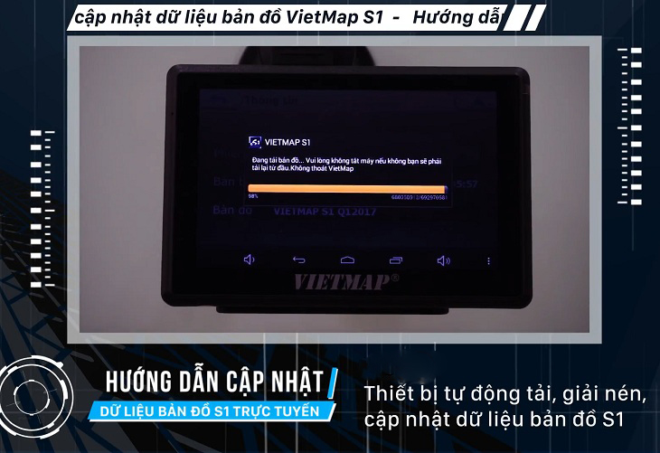 Thiết bị sẽ tự động tải và cài đặt, bạn sẽ cần phải chờ đợi một lúc.