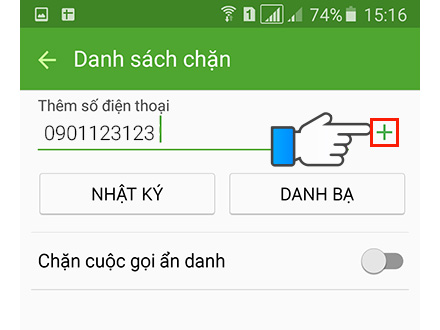 Cách chặn cuộc gọi tránh bị làm phiền trên smartphone Samsung