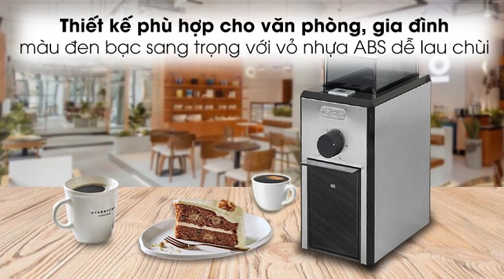 Máy xay cà phê Delonghi mẫu mã bắt mắt, kiểu dáng hiện đại