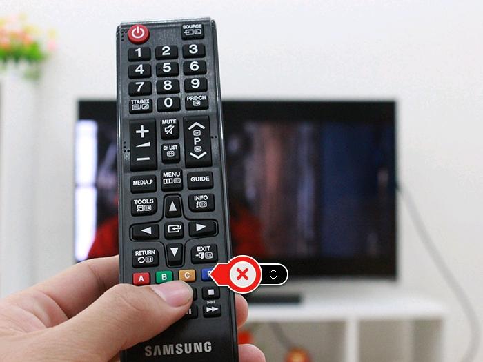 Nhấn phím C trên remote để chụp màn hình