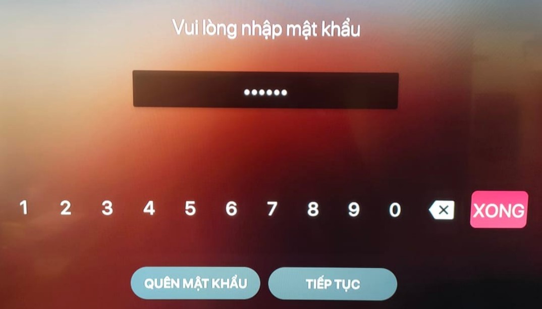 Nhập mật khẩu