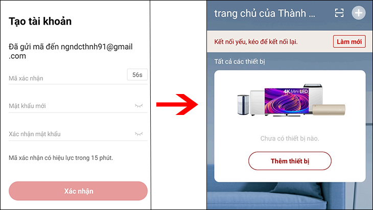 Hướng dẫn đăng ký tài khoản TCL Home cho người dùng mới