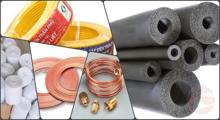 Chuẩn bị vật tư để thi công