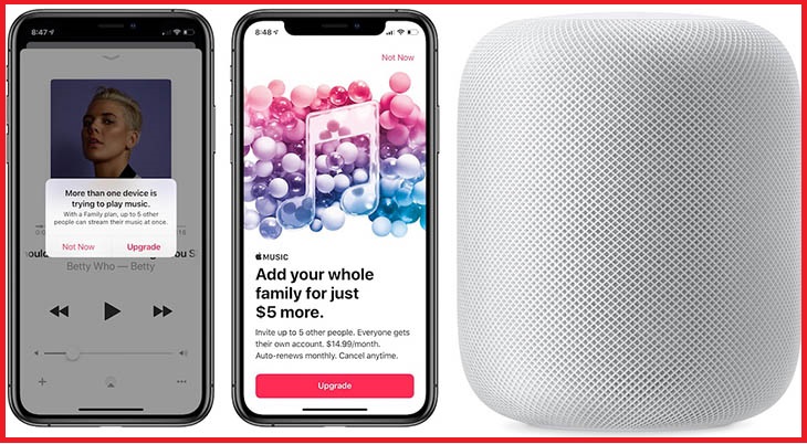 phát nhạc trực tuyến với Apple HomePod