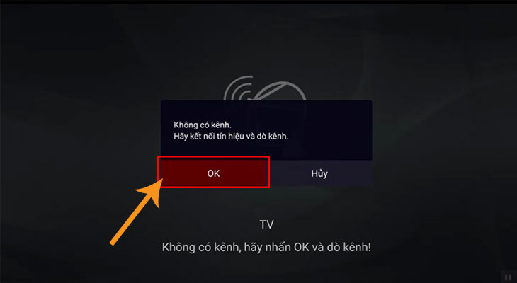 Cách dò kênh DVB-T2 trên tivi TCL 2019