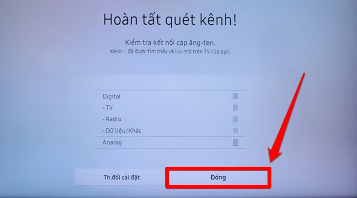 Bạn chọn vào mục