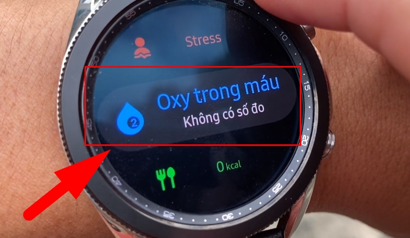 Chọn Oxy trong máu.