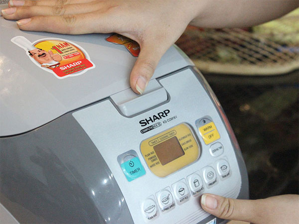 Đậy nắp nồi thật kín