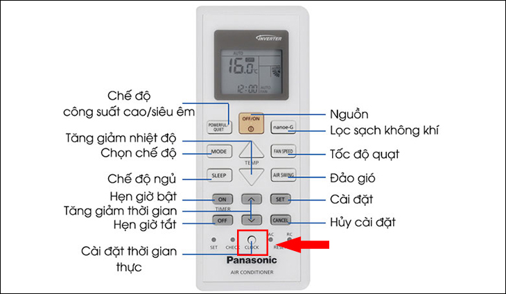 Đặt đồng hồ thời gian thực