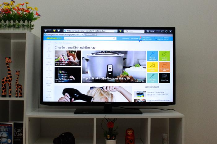 Vào một trang web bất kỳ để kiểm tra kết nối mạng