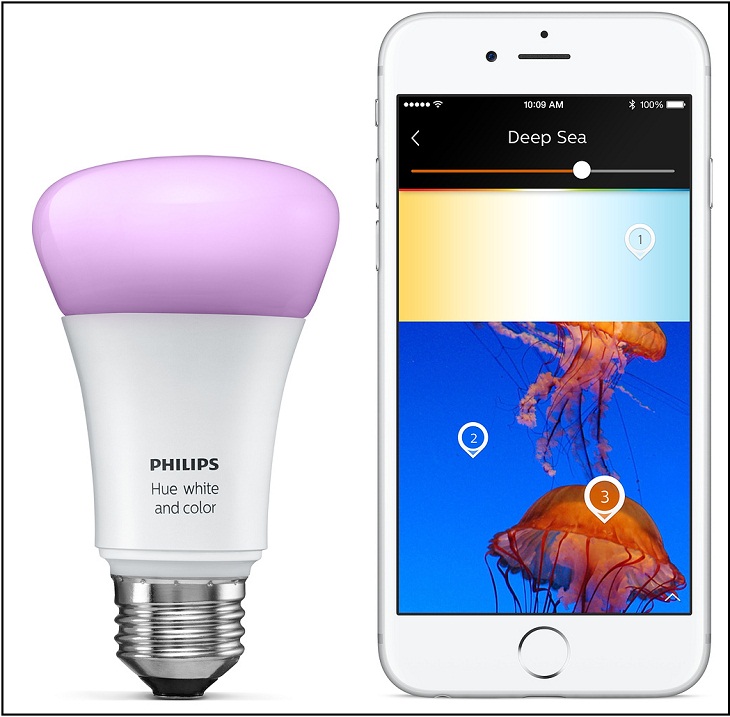 chuẩn bị kết nối bóng đèn philips bằng điện thoại qua bluetooth