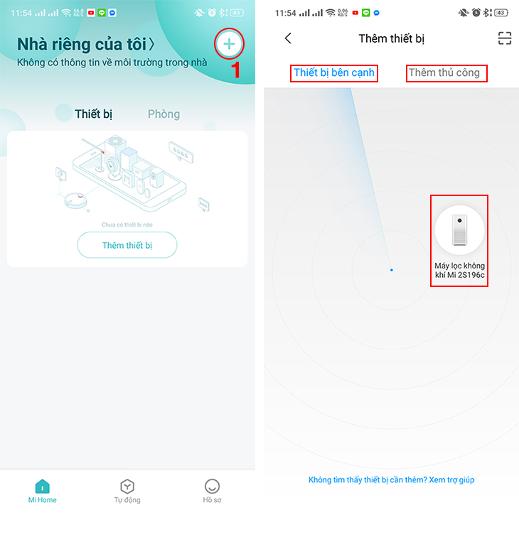 Thêm mới thiết bị