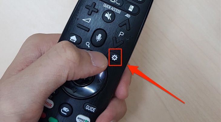 Remote trên tivi LG