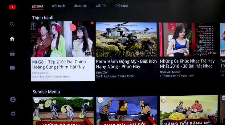 Ứng dụng LG Content Store trên tivi LG