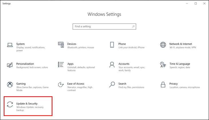 Sử dụng trình sửa lỗi Troubleshoot