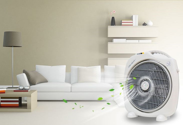Tránh để quạt hộp Asia 3 cánh F16001 45W hoạt động liên tục trong môi trường có điện áp không ổn định